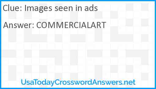 Images seen in ads Answer