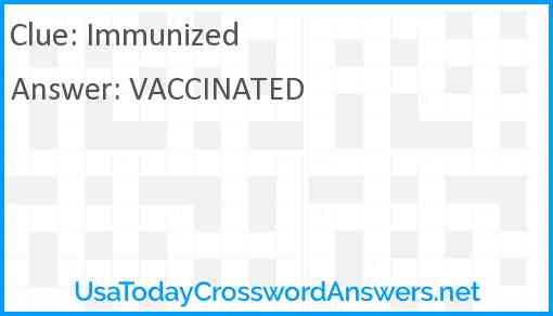 Immunized Answer