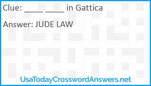 ____ ____ in Gattica Answer