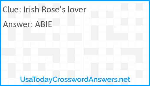 Irish Rose's lover Answer