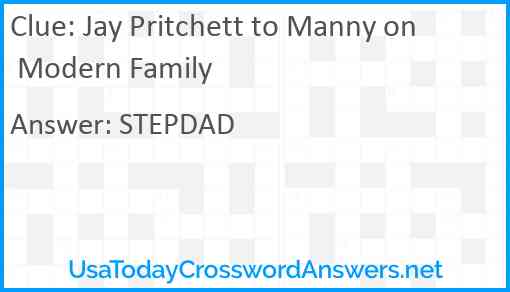Jay Pritchett to Manny on Modern Family Answer