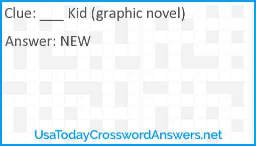 ___ Kid (graphic novel) Answer