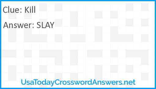 Kill Answer