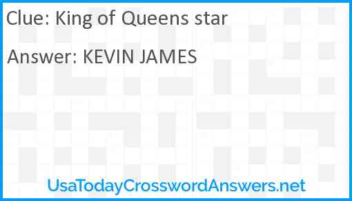 King of Queens star Answer