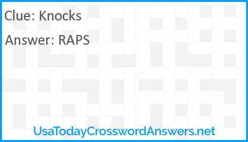 Knocks Answer