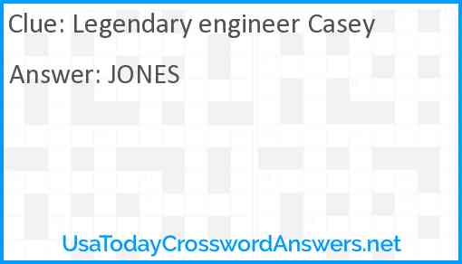 Legendary engineer Casey Answer
