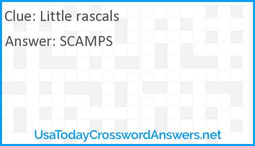 Little rascals Answer