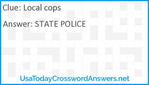 Local cops Answer
