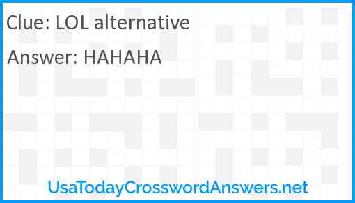 Lol alternative Answer