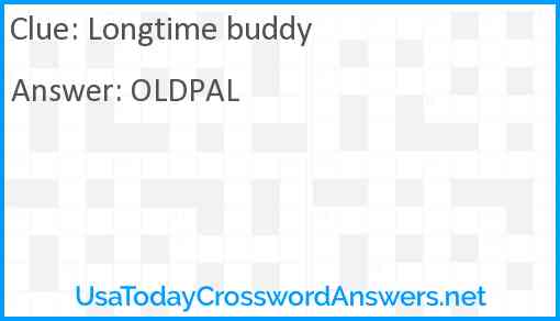 Longtime buddy Answer