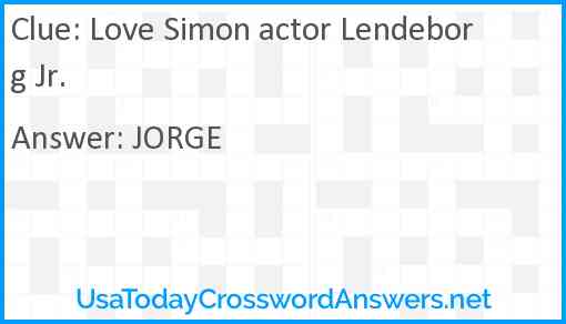 Love Simon actor Lendeborg Jr. Answer