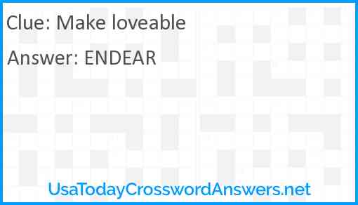 Make loveable Answer