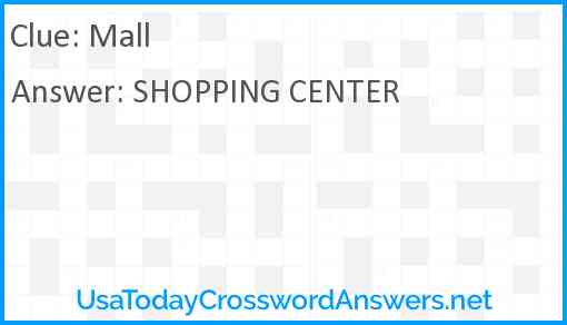 Mall Answer