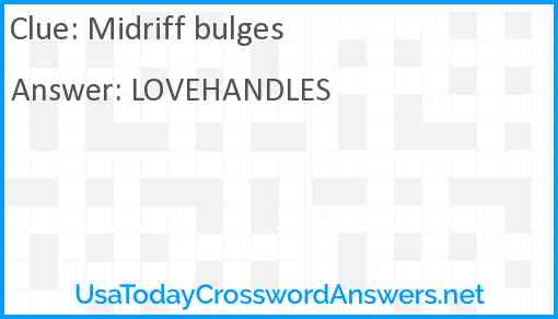 Midriff bulges Answer