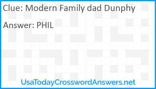 Modern Family dad Dunphy Answer