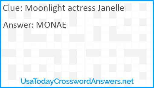 Moonlight actress Janelle Answer