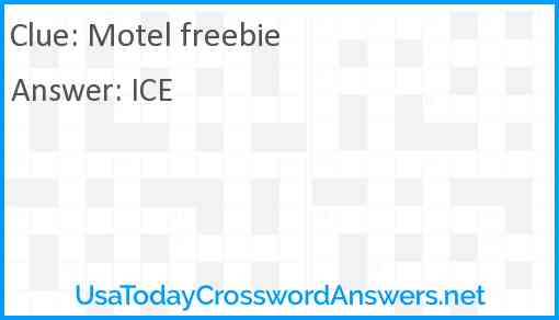 Motel freebie Answer