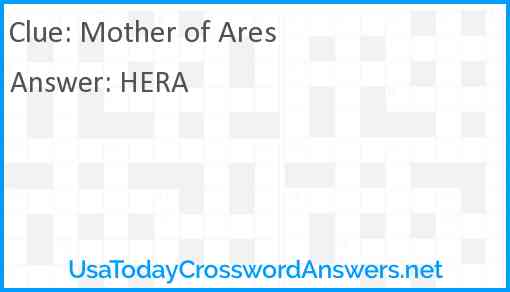 Mother of Ares Answer
