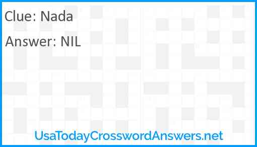 Nada Answer
