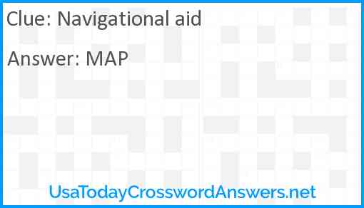 Navigational aid Answer