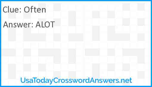 Often Answer