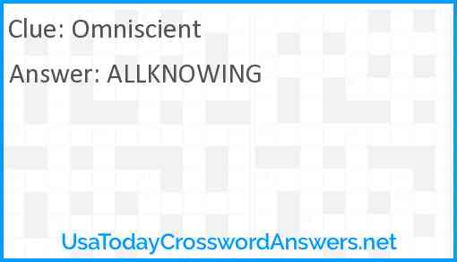 Omniscient Answer