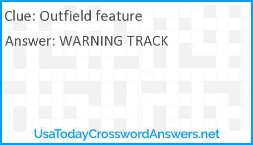 Outfield feature Answer