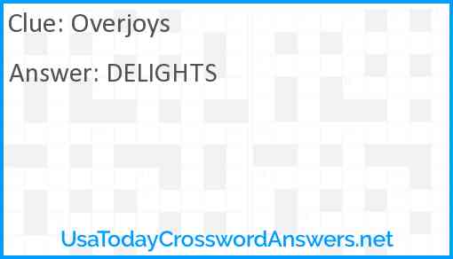 Overjoys Answer