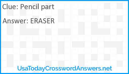 Pencil part Answer