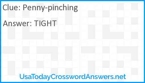 Penny-pinching Answer