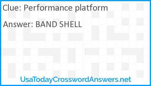 Performance platform Answer