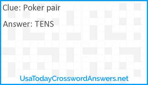 Poker pair Answer