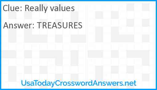 Really values Answer