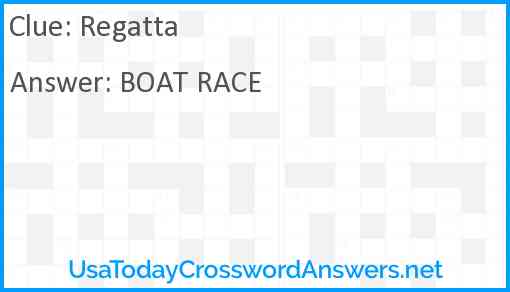 Regatta Answer