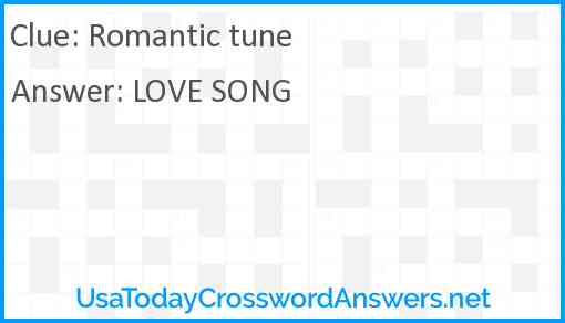 Romantic tune Answer