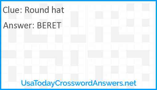 Round hat Answer
