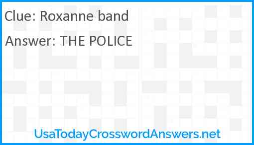 Roxanne band Answer
