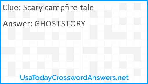 Scary campfire tale Answer