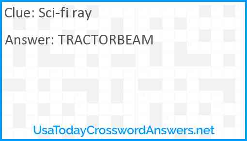 Sci-fi ray Answer