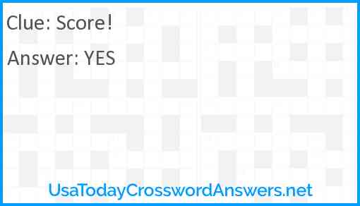 Score! Answer
