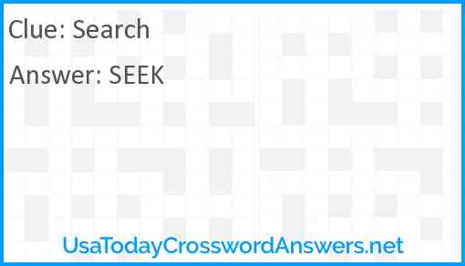 Search Answer