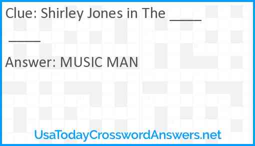 Shirley Jones in The ____ ____ Answer