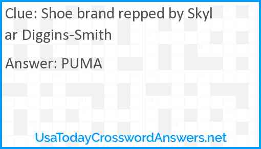 Shoe brand repped by Skylar Diggins-Smith Answer