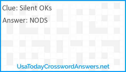Silent OKs Answer