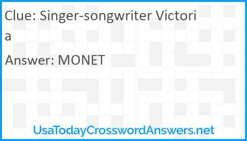 Singer-songwriter Victoria Answer
