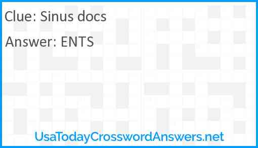 Sinus docs Answer