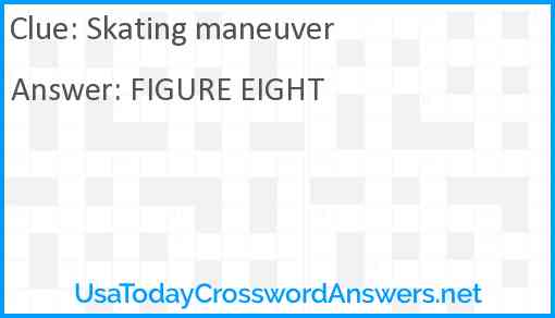 Skating maneuver Answer