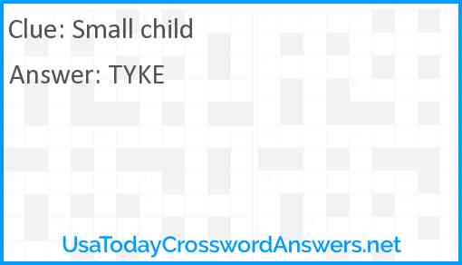 Small child Answer