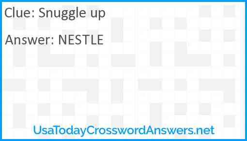 Snuggle up Answer
