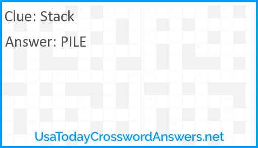 Stack Answer